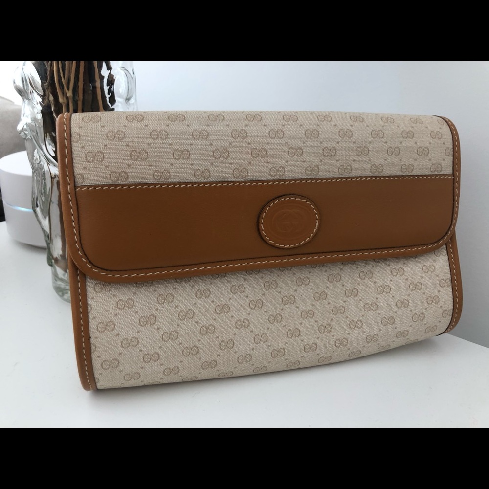 GUCCI Micro Monogram Clutch *Vintage*